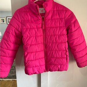 The Children's Place Hot Pink Quilted Puffer Jacket Sz M 7/8